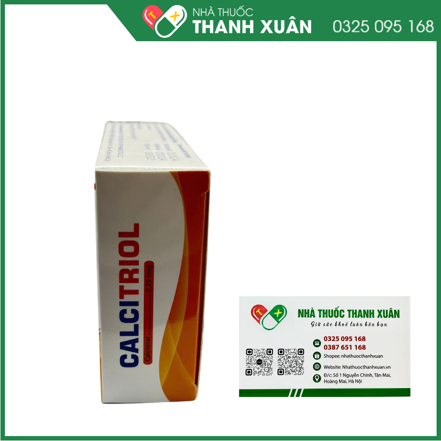 Calcitriol điều trị loãng xương mãn kinh